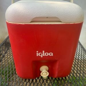 Lot of 3 igloo vintage retro coolers minimate water dispenser lunchbox